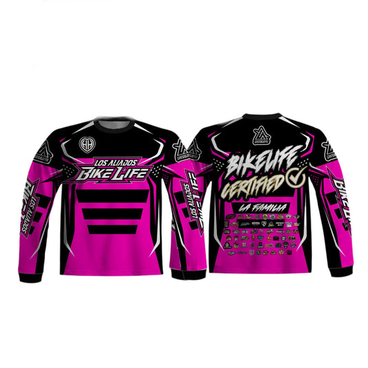 2k25 Familia BikeLife Jersey - Rosa Rebelde