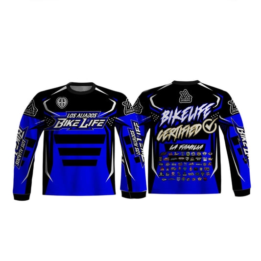 2k26 Familia BikeLife Jerseys - Azul Infinito